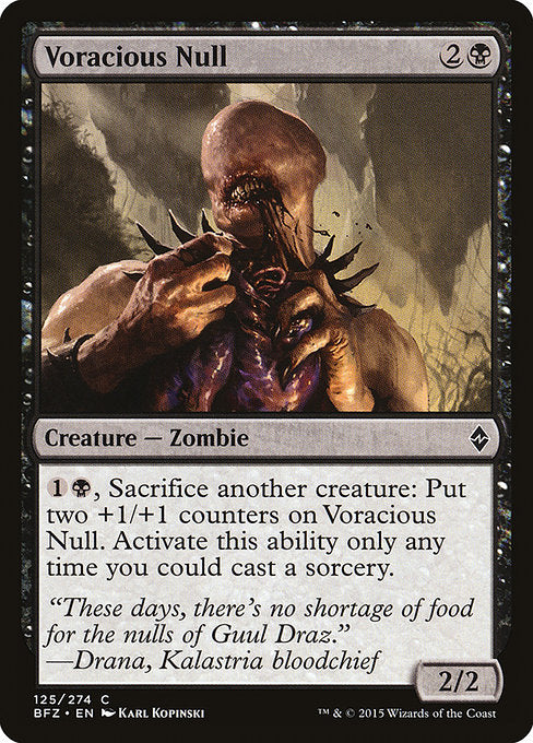 Voracious Null - Battle for Zendikar #125