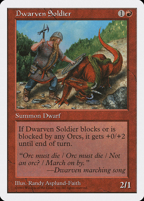 Dwarven Soldier - Fifth Edition #221