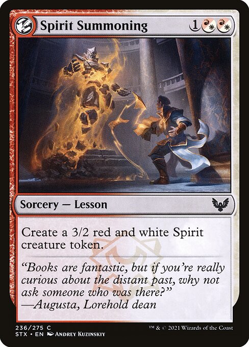 Spirit Summoning - Strixhaven: School of Mages #236