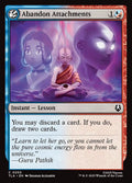 Abandon Attachments - Avatar: The Last Airbender #205 Magic: The Gathering card image