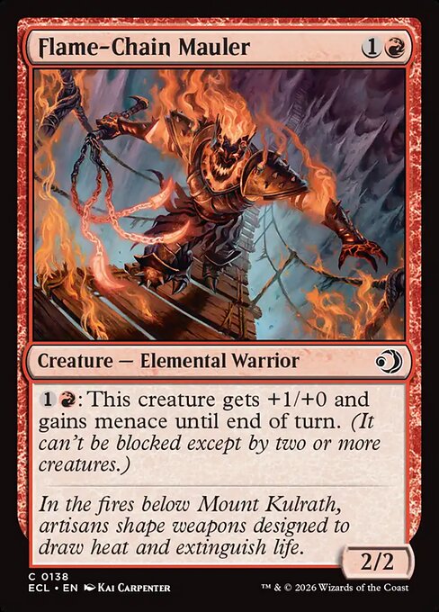 Flame-Chain Mauler - Lorwyn Eclipsed #138