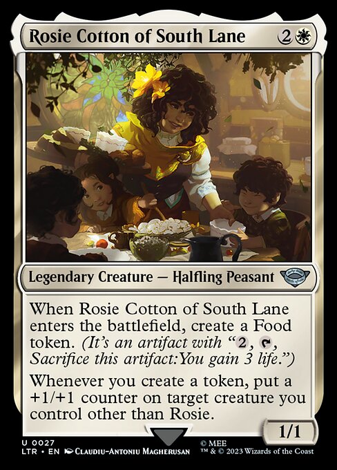 Rosie Cotton of South Lane - The Lord of the Rings: Tales of Middle-earth #27 Magic: The Gathering card image