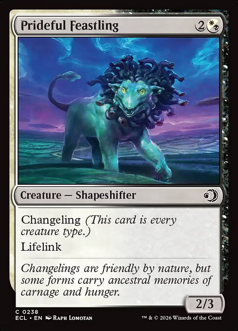 Prideful Feastling - Lorwyn Eclipsed #238 Magic: The Gathering card image
