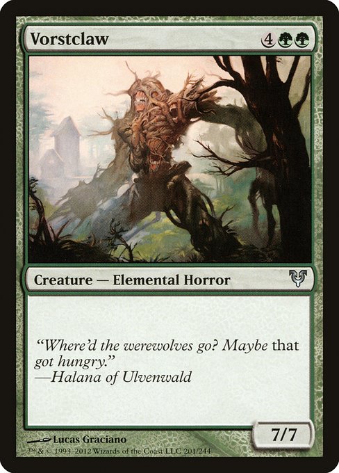 Vorstclaw - Avacyn Restored #201 Magic: The Gathering card image