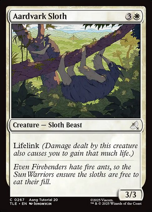 Aardvark Sloth - Avatar: The Last Airbender Eternal #267