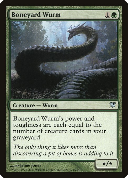 Boneyard Wurm - Innistrad #171 Magic: The Gathering card image