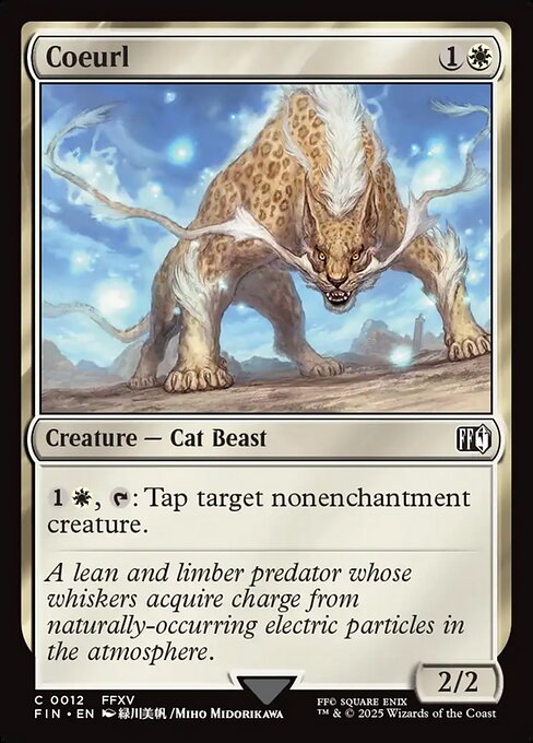 Coeurl Final Fantasy Magic: The Gathering card image