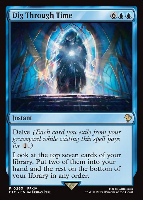 Dig Through Time Final Fantasy Commander Magic: The Gathering card image