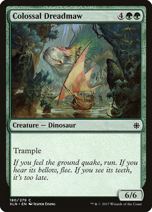 Colossal Dreadmaw - Ixalan #180 Magic: The Gathering card image