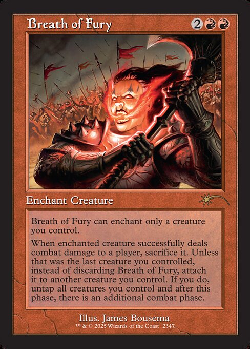 Breath of Fury Secret Lair Drop Magic: The Gathering card image
