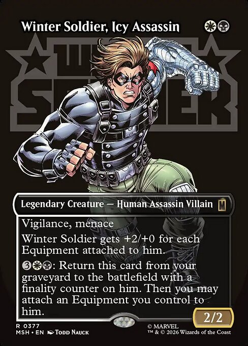 Winter Soldier, Icy Assassin MSH 377