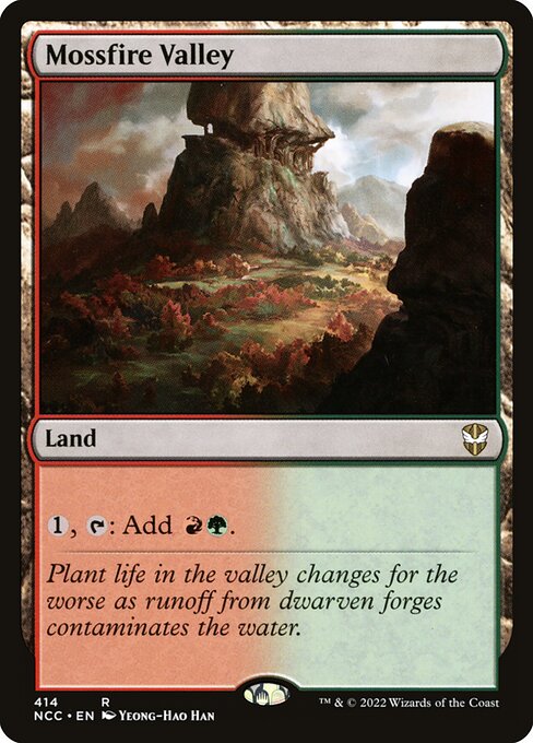 Mossfire Valley - New Capenna Commander #414