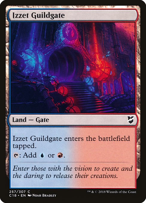 Izzet Guildgate - Commander 2018 #257