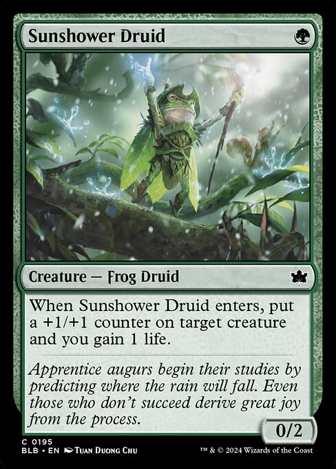 Sunshower Druid - Bloomburrow #195