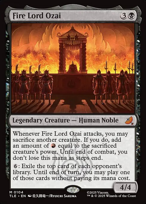 Fire Lord Ozai - Avatar: The Last Airbender Eternal #104