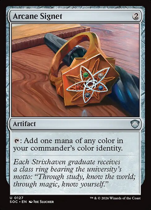 Arcane Signet - Secrets of Strixhaven Commander #127