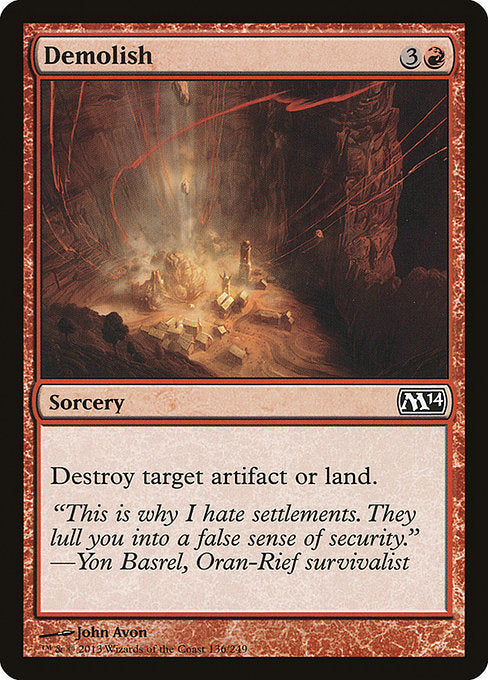 Demolish - Magic 2014 #136