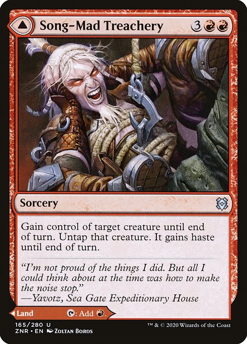 Song-Mad Treachery - Zendikar Rising #165