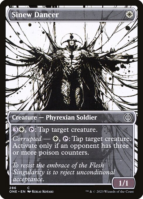 Sinew Dancer Phyrexia: All Will Be One Magic: The Gathering card image