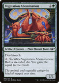 Vegetation Abomination - Unfinity #160 - Near Mint - Non-Foil