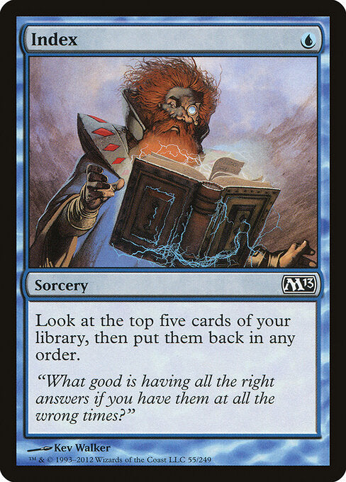 Index Magic 2013 Magic: The Gathering card image