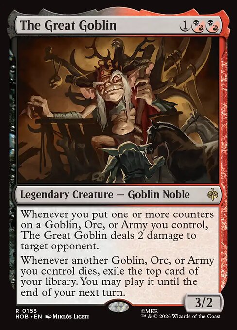 The Great Goblin – The Hobbit 158 Foil