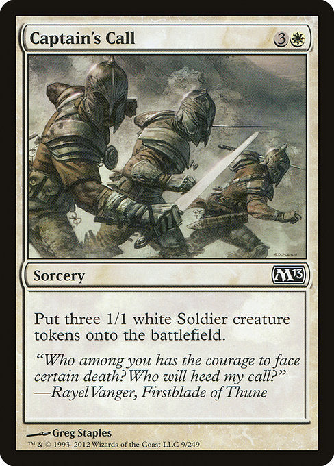 Captain's Call - Magic 2013 #9 Magic: The Gathering card image