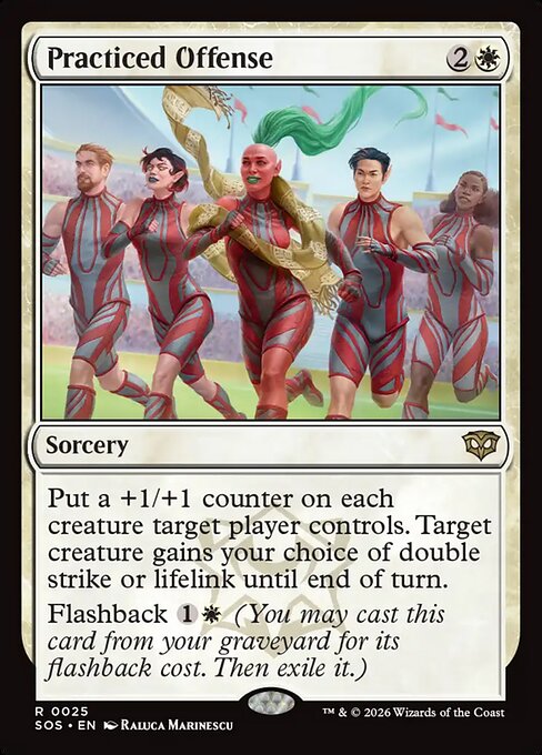 Practiced Offense Secrets of Strixhaven Magic: The Gathering card image