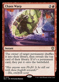 Chaos Warp Bloomburrow Commander Magic: The Gathering card image