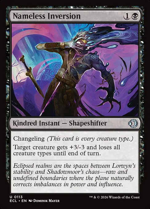 Nameless Inversion - Lorwyn Eclipsed #113