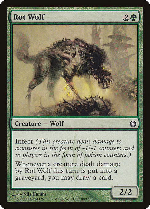 Rot Wolf - Mirrodin Besieged #90