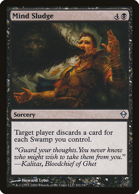 Mind Sludge - Zendikar #102