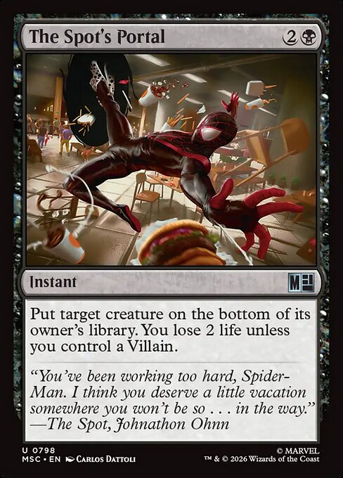 The Spot's Portal Marvel Super Heroes Commander Magic: The Gathering card image
