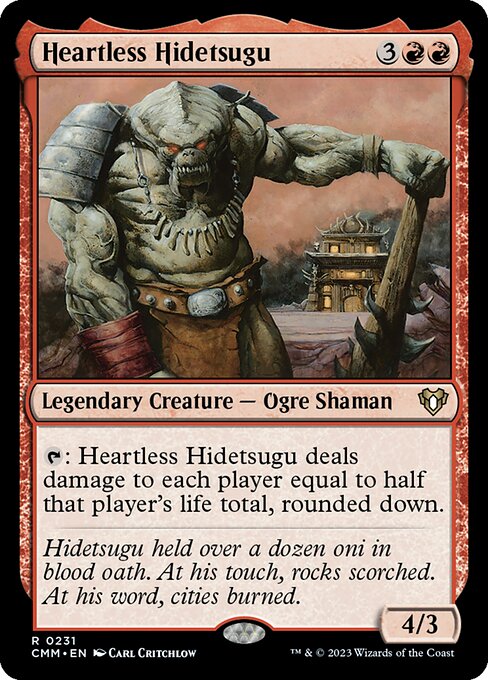 Heartless Hidetsugu - Commander Masters #231