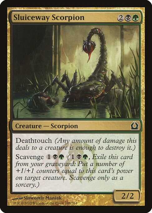 Sluiceway Scorpion Return to Ravnica Magic: The Gathering card image