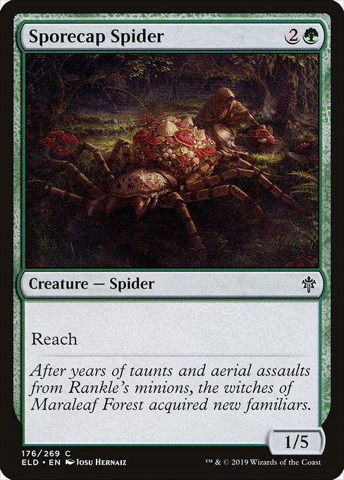 Sporecap Spider - Throne of Eldraine #176