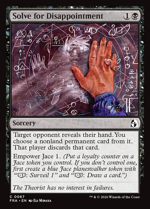 Solve for Disappointment - Reality Fracture - Non-Foil