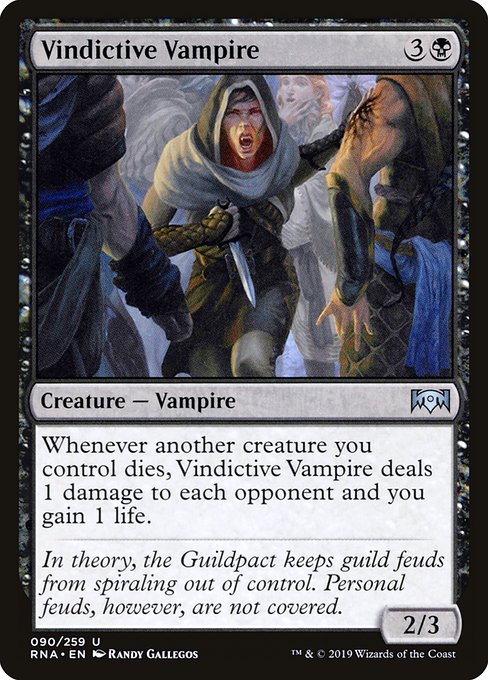 Vindictive Vampire - Ravnica Allegiance #90