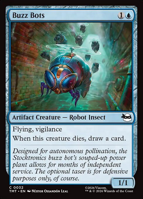Buzz Bots - Teenage Mutant Ninja Turtles #32 Magic: The Gathering card image