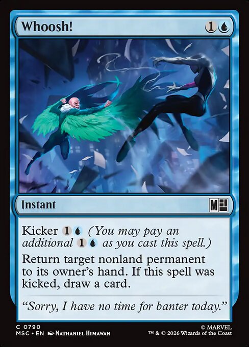 Whoosh! Marvel Super Heroes Commander Magic: The Gathering card image