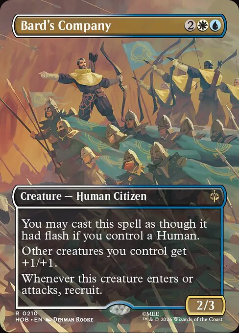 Bard's Company – The Hobbit 210 Foil