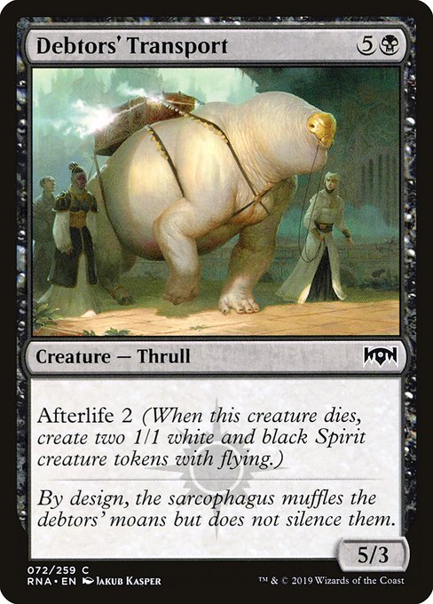 Debtors' Transport - Ravnica Allegiance #72
