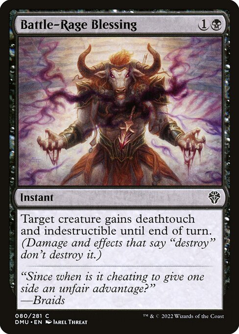Battle-Rage Blessing - Dominaria United #80 - Near Mint - Foil