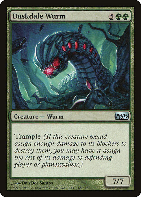 Duskdale Wurm - Magic 2013 #166