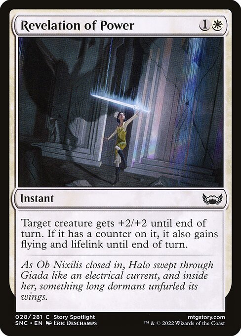 Revelation of Power Streets of New Capenna Magic: The Gathering card image
