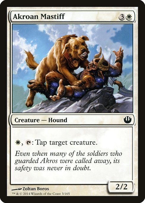 Akroan Mastiff - Journey into Nyx #3 Magic: The Gathering card image