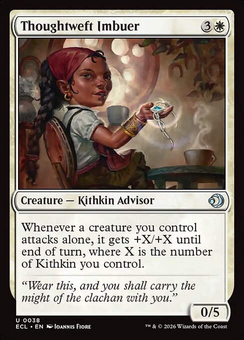 Thoughtweft Imbuer - Lorwyn Eclipsed #38 Magic: The Gathering card image