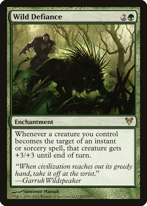 Wild Defiance - Avacyn Restored #203