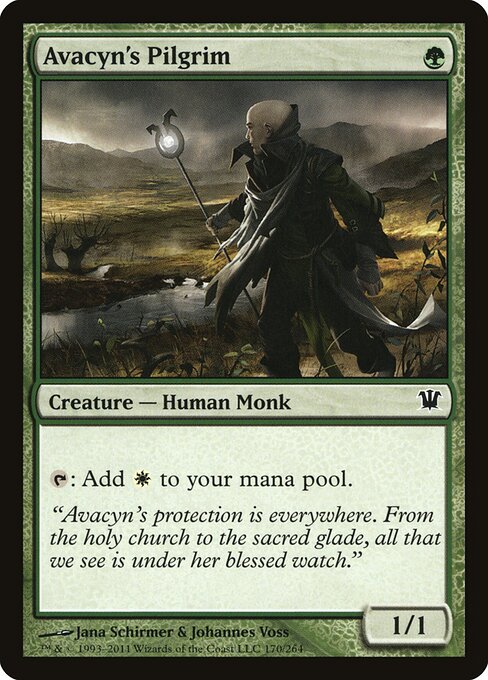 Avacyn's Pilgrim Innistrad Magic: The Gathering card image