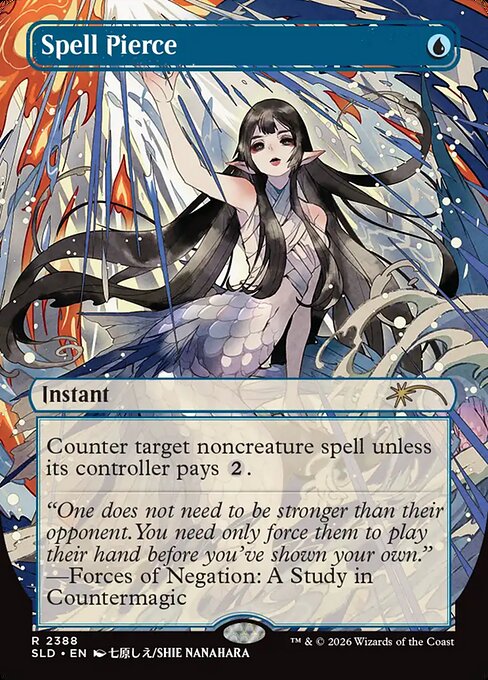 Spell Pierce Secret Lair Drop Magic: The Gathering card image